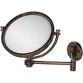 thumbnail image 1 of 8 Inch Wall Mounted Extending Make-Up Mirror with Dotted Accents - Venetian Bronze / 4X, 1 of 11