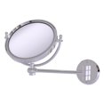 thumbnail image 1 of 8 Inch Wall Mounted Make-Up Mirror with Twisted Accents - Polished Chrome / 2X, 1 of 5