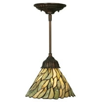 8"W Willow Jadestone Mini Pendant