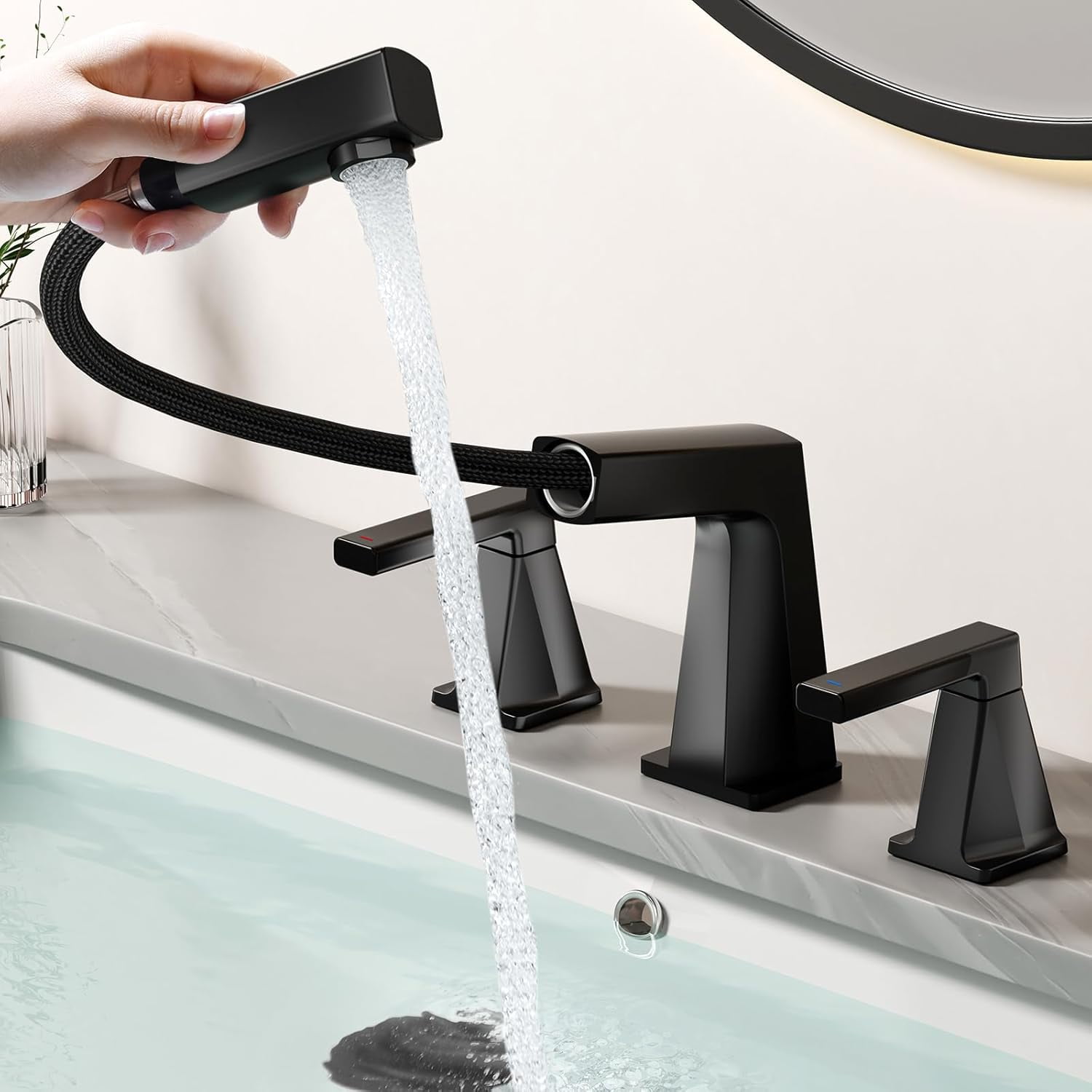 Bathroom Faucet With Sprayer