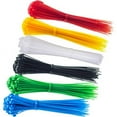 thumbnail image 1 of 8 Inch Zip Ties, 120pcs Nylon Cable Ties, 6 Multi-colors, 1 of 2