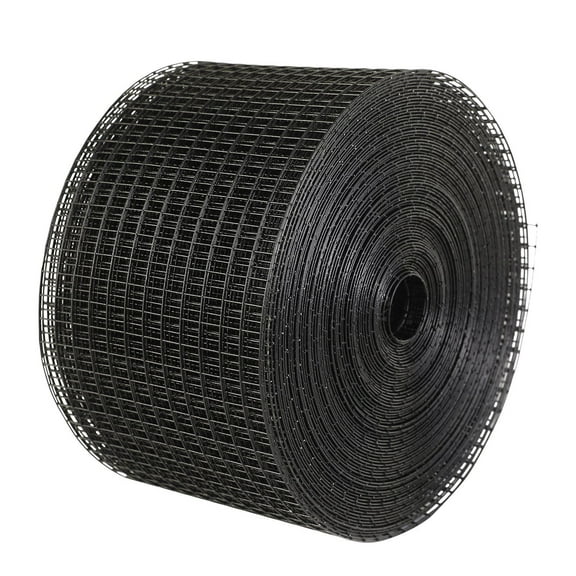 8 Inch x 100 Foot Solar Panel Bird Guard Mesh Roll, Critter Barrier with 70 Stainless Steel Fasteners, Rust Proof PVC Coated Wire Mesh for Solar Panels