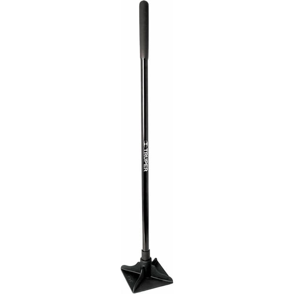 8-Inch x 8-Inch Tamper with 48-Inch Steel Handle