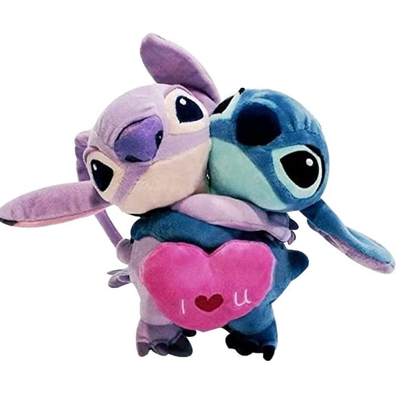 8 Inches Plush Love Heart Angel Hug Couple Cute Game Collectible Figure Doll
