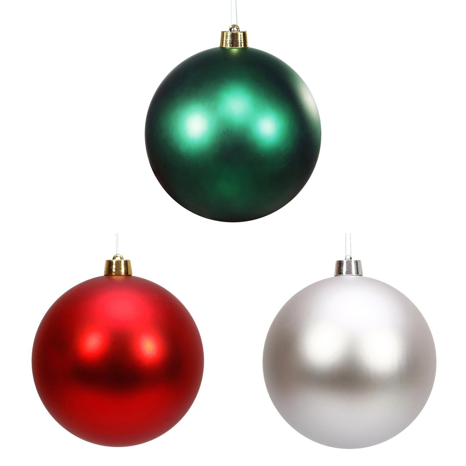 8 Inches Shatterproof Large Candy Gold Christmas Decoration Christmas