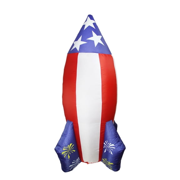Outside Inflatable Rockets 4th July Inflatables for Patriotic Decor