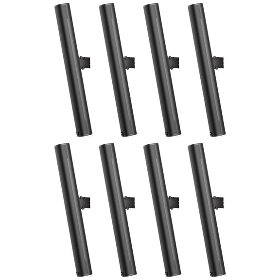 (8) JBL COL800-BK 32" Black 70V Commercial Slim Column Wall Mount Array Speakers