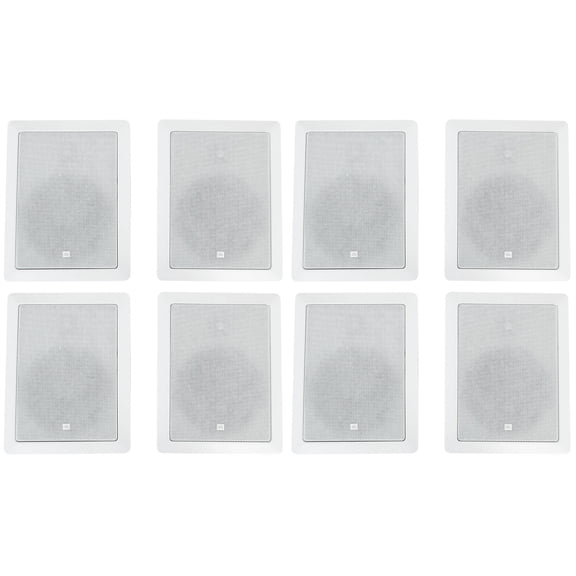 8 JBL Control 126 WT 6.5" 30w Commercial 70v In-Wall Speakers For Restaurant/Bar