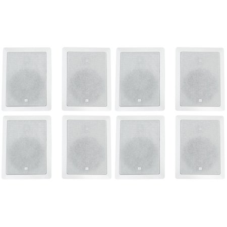 8 JBL Control 126 WT 6.5" 30w Commercial 70v In-Wall Speakers For Restaurant/Bar