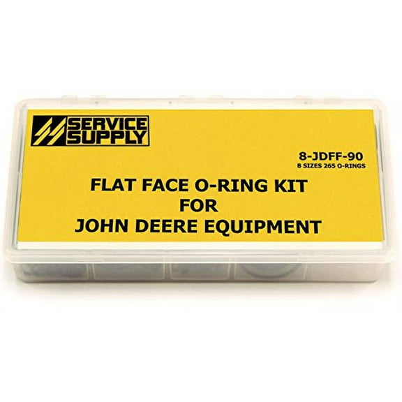 8-JDFF-90 Flat Face O-Ring Kit for John Deere Equipment$$Garden & Patio