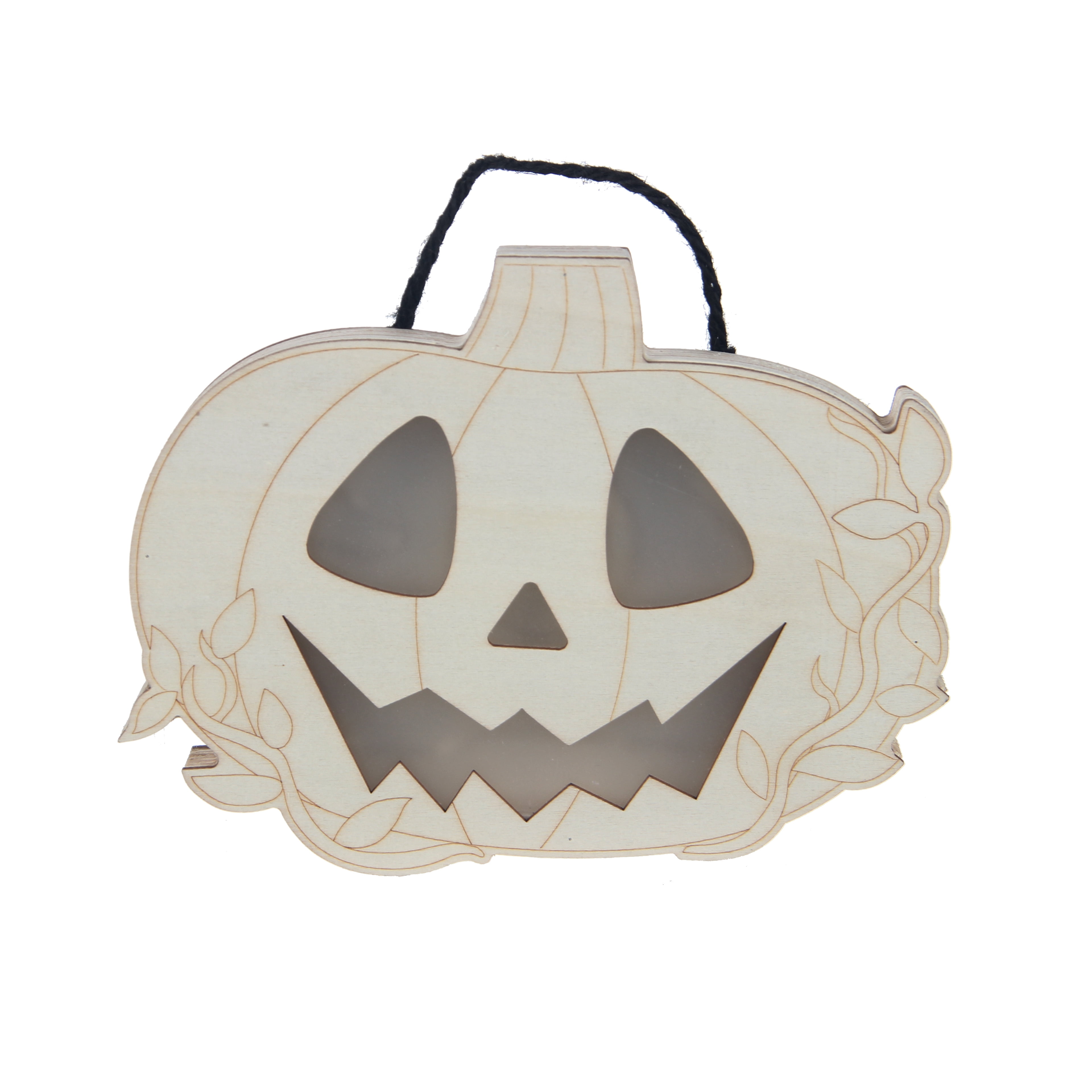 8" Jack-O'-Lantern DIY LED Plywood Décor by Make Market® - Halloween
