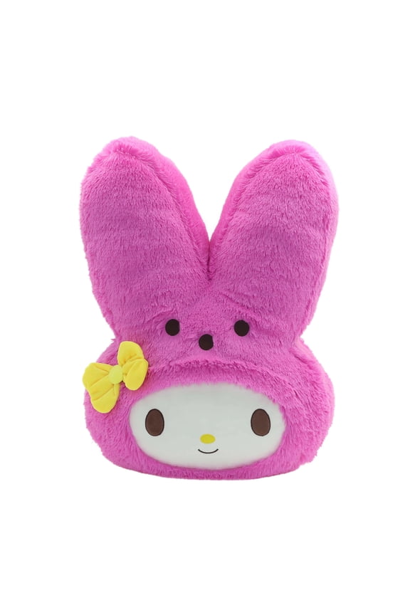 8" Kawaii Pink Easter Bunny Plush Toys - Blush Rose Anime Bunny Stuffed Animals - Soft Fluffy Bunny Figures for Valentine Presents, Baby Shower Gifts & Cute Bedtime Companions