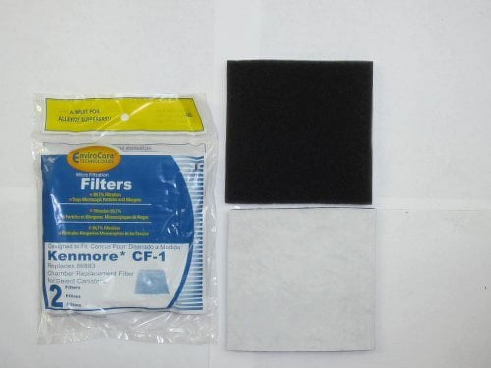 (8) Kenmore Sears Progressive Foam Filter CF1, Progressive