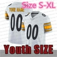 thumbnail image 1 of 8 Kenny Pickett Football Jersey 24 Joey Porter Jr. Najee Harris T.J. Watt George Pickens Cameron Heyward Pat Freiermuth Troy Polamalu Minkah Fitzpatrick Jaylen Warren, 1 of 5