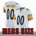 thumbnail image 1 of 8 Kenny Pickett Football Jersey 24 Joey Porter Jr. Najee Harris T.J. Watt George Pickens Cameron Heyward Pat Freiermuth Troy Polamalu Minkah Fitzpatrick Jaylen Warren, 1 of 5
