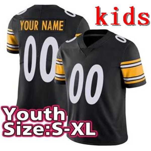 8 Kenny Pickett Football Jersey 90 T.J. Watt 22 Najee Harris Pat