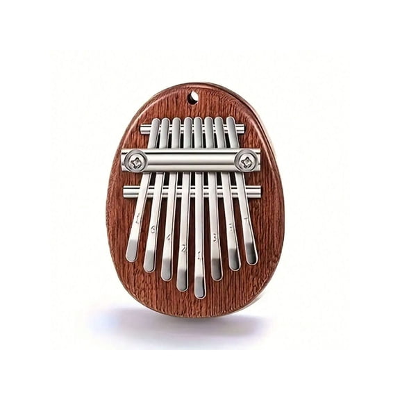8 Key Mini Kalimba High Quality Exquisite Finger Piano Marimba Music Premium Accessories Pendant Gift Christmas And Halloween Gift Thanksgiving Gift