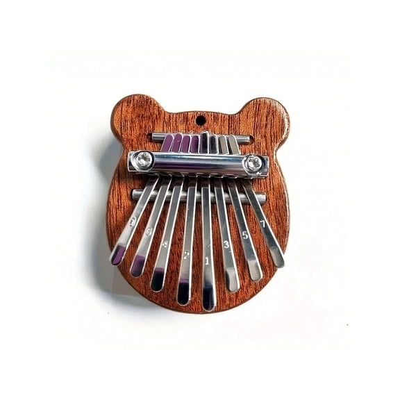 8 Key Mini Kalimba High Quality Exquisite Finger Piano Marimba Music Premium Accessories Pendant Gift Christmas And Halloween Gift Thanksgiving Gift