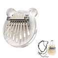 thumbnail image 1 of 8 Key Mini Kalimba Thumb Piano, Portable Finger Piano Musical Instrument with Lanyard, Handheld Percussion for Beginners and Music Lovers A#071 H, 1 of 8