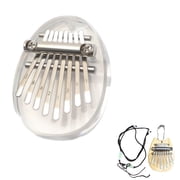 8 Key Mini Kalimba Thumb Piano, Portable Finger Piano Musical Instrument with Lanyard, Handheld Percussion for Beginners and Music Lovers B#071 A