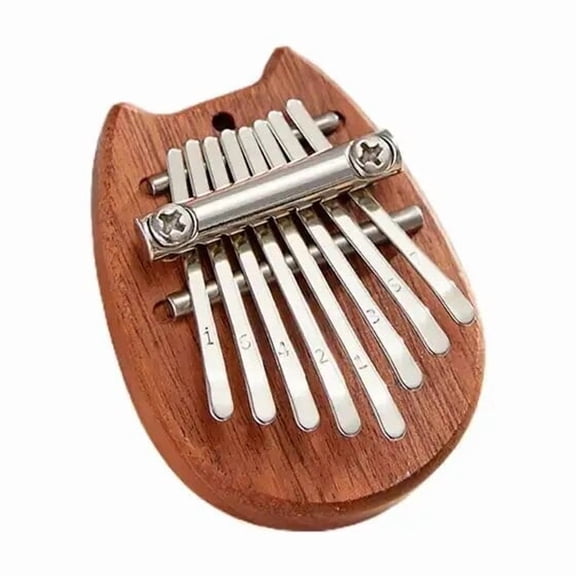 8 Key Mini Wooden Kalimba High Quality Exquisite Finger Thumb Piano Marimba Musical Good Accessory Pendant Gift