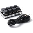 thumbnail image 1 of 8 Keys Keyboard USB Interface Custom Copy Paste Shortcuts Mini Mechanical Keyboard for SayoDevice, 1 of 9