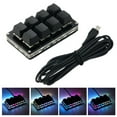 thumbnail image 1 of 8 Keys Mechanical Keyboard USB Shortcut Programmable For Windows Linux W4Dc A4J9, 1 of 10