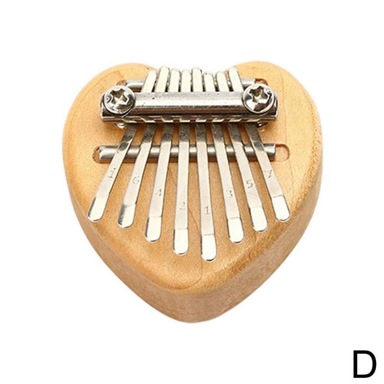 8-Keys Portable Mini Sapele Plate Kalimba Beginners Thumb Piano Mbira Sanza Gift G5Q7