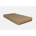 thumbnail image 1 of 8" Khaki Double Poly Twin Futon Mattress, 1 of 7