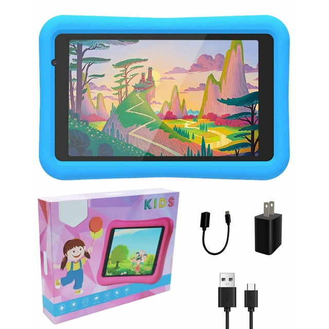 8" Kids Tablet Android Toddler Tablets Children Tablet 32GB WiFi BT Dual Camera