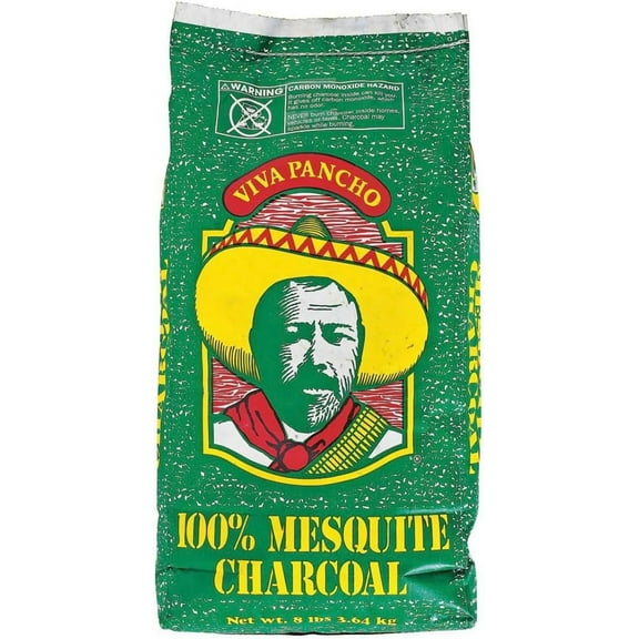 8 LB Bag of Authentic & Natural 100% Mesquite LUMP Charcoal, Handmade