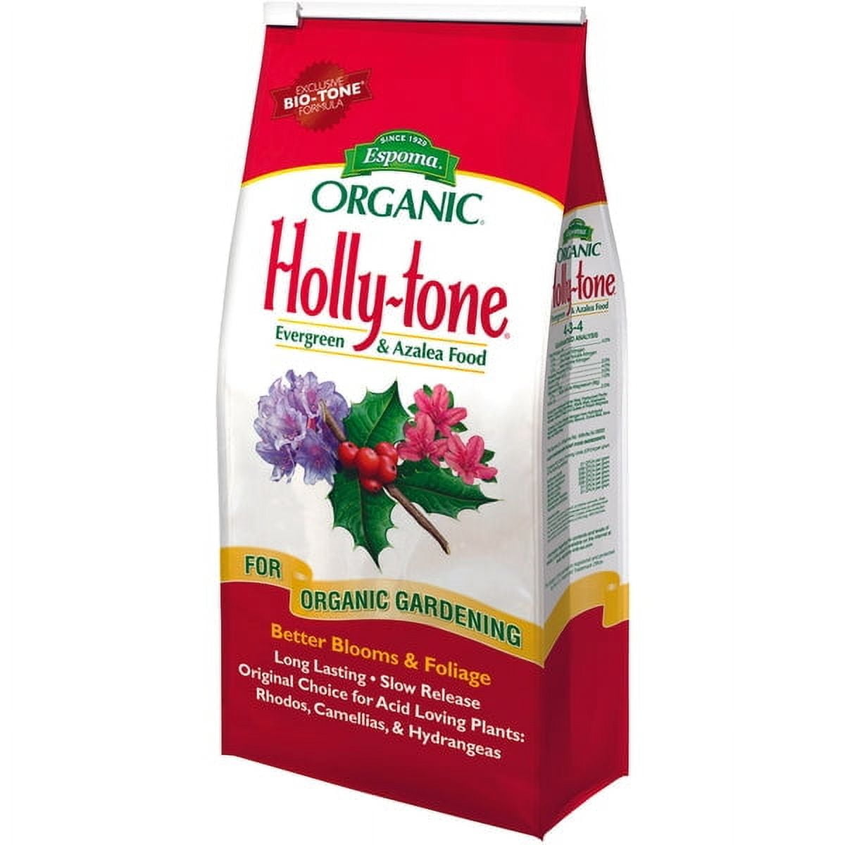 Espoma Holly-Tone Natural Plant Food 4-3-4 Granules - Acid-Loving Plants - 8 lbs