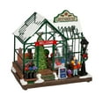 thumbnail image 1 of 8" LED Christmas Greenhouse with Rotating Tree & Music Table Decor, 1 of 5