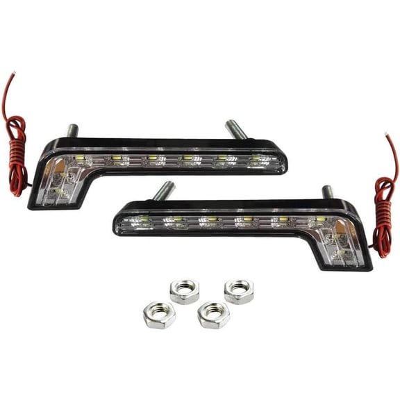 8 LED DRL daytime running lights for cars