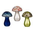 thumbnail image 1 of 8" LED Glass Mushroom Tabletop Décor, 1 of 1
