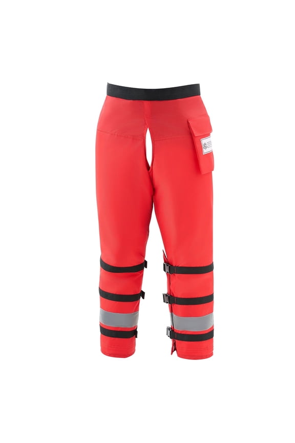 8 Layer Wrap Style Chainsaw Chaps for Men Women Adjustable Waist Belt Gear Pocket Safety Protective Logging Gear Large Class D