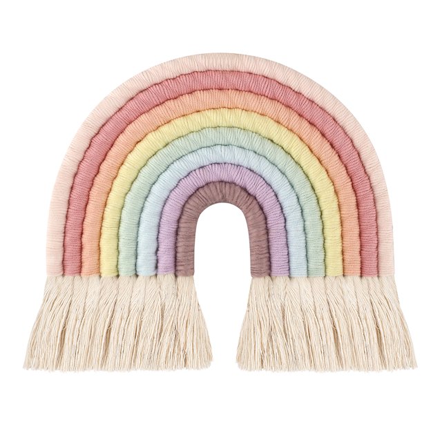 8 Layers Weaving Rainbow Ornaments Home Decoration Accessories Handmade