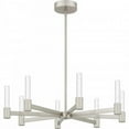 thumbnail image 1 of 8 Led Chandelier in Contemporary Style-7.5 inches Tall and 30 inches Wide-Brushed Nickel Finish Bailey Street Home 71-Bel-5054339, 1 of 1
