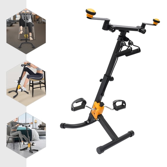8-Level Height Adjustable Exercise Bike, Multi-Functional Full-Body Fitness Trainer, 264.55lbs Load for Home Rehabilitation