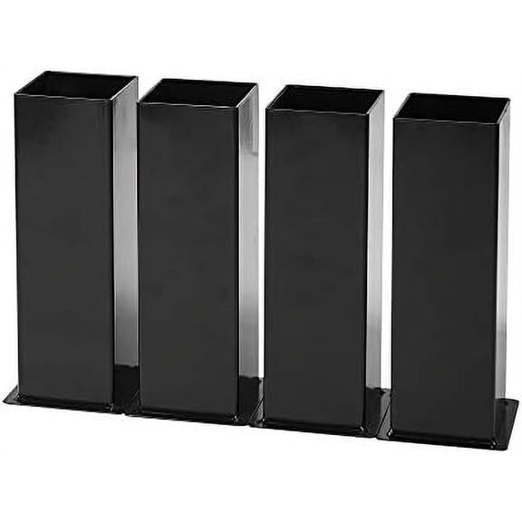 8" Lift - Carbon Steel Bed Risers - Black$$Home Decor, Kitchen, & Other