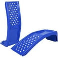 thumbnail image 1 of 8" Lift Solid Steel Car Ramp 8000 Lbs Capacity, 2000 Lbs Per Ramps, Heavy Duty Truck Ramps for Car Repair or Vehicle Maintenance, 2 Pack Car Ramps, Blue, 1 of 9