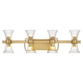 thumbnail image 1 of Warm Brass LED Bathroom Vanity from the Bennington Collection, 1 of 5