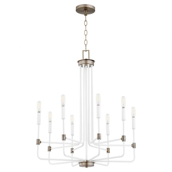 8 Light Chandelier-29 inches Tall and 24.5 inches Wide Bailey Street Home 183-Bel-5054801