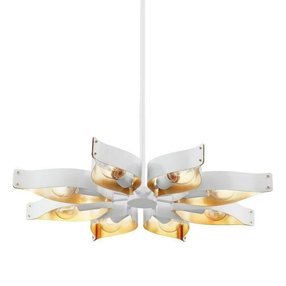 8 Light Chandelier-3.25 inches Tall and 32 inches Wide Bailey Street Home 735-Bel-4927021