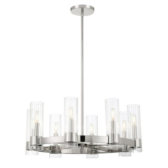 Minka Lavery - Vernon Place - 8 Light Chandelier In 28 Inches Tall and 28