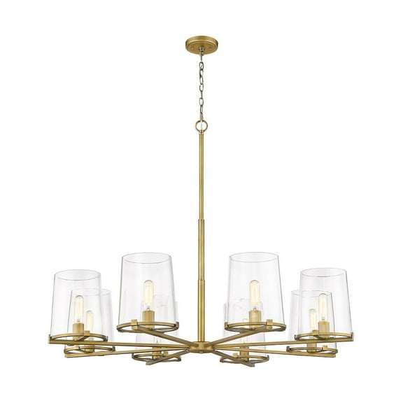 3032-8RB-Z-Lite-Callista - 8 Light Chandelier In Transitional Style-36 Inches Tall and 44 Inches Wide     -Traditional Installation