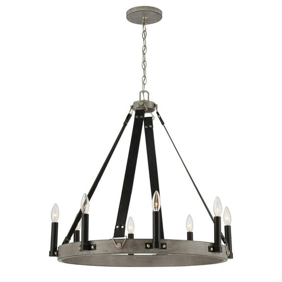 8 Light Chandelier     -Traditional Installation Minka Lavery 3878-693