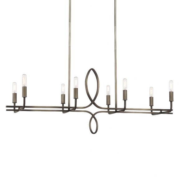 Minka Lavery - Yorkville - 8 Light Island-21.5 Inches Tall and 42 Inches Wide