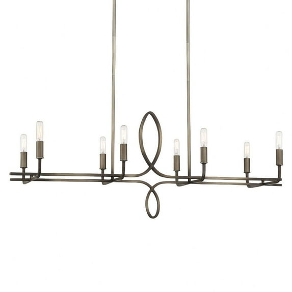 Minka Lavery - Yorkville - 8 Light Island-21.5 Inches Tall and 42 Inches Wide