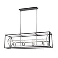 thumbnail image 1 of -8 Light Island/Billiard in Contemporary Style-13 inches Tall and 13 inches Wide-Chrome/Matte Black Finish Bailey Street Home 372-Bel-2959125, 1 of 1